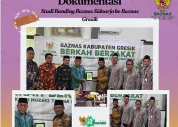 Baznas Sidoarjo Studi Banding Ke Baznas Gresik Guna Memperkuat Implementasi SIMBA.