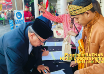 Pimpinan BAZNAS Jatim Hadiri Upacara Peringatan Hari Lahir Pancasila