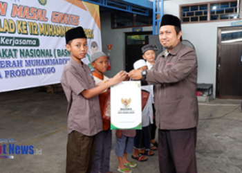 BAZNAS Kota Bersama Pimpinan daerah Muhammadiyah Probolinggo Giat Khitan massal dalam Rangka Pra-Milad Muhammadiyah ke-112