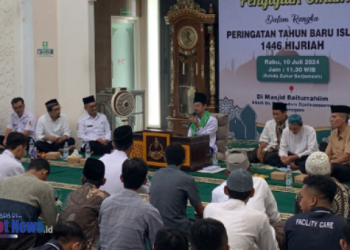 BAZNAS Bojonegoro Berkolaborasi dengan UPZ RSUD Sosodoro Djatikoesoemo Bojonegoro Selenggarakan Pengajian Umum dan Santunan Fakir Miskin