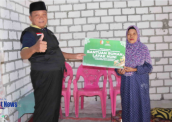 BAZNAS Bojonegoro Bedah Rumah Untuk Bantu Masyarakat Membutuhkan.