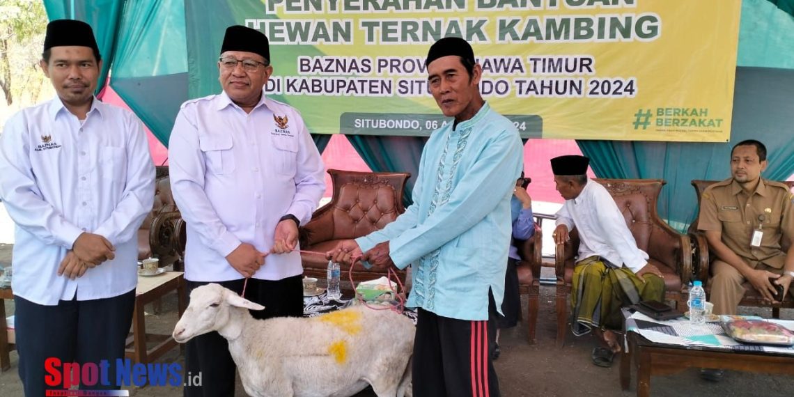 BAZNAS Jatim di dampingi ibu wakil bupati Situbondo kembali menyalurkan bantuan pemberdayaan Di situbondo