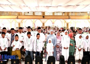 Baznas Jatim santuni anak Yatim Sebanyak 1446 di Jombang
