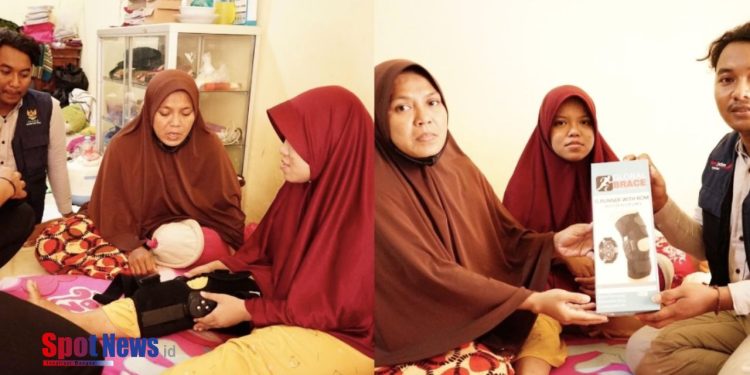 Bantuan BAZNAS Jatim untuk Azzahra: Harapan Pasca Musibah Kecelakaan