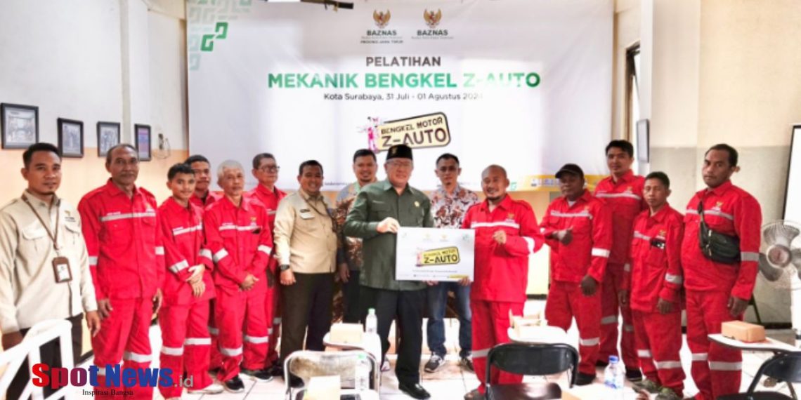 BAZNAS Jatim Sukses Gelar Pelatihan Mekanik Bengkel Z Auto Batch ke-2