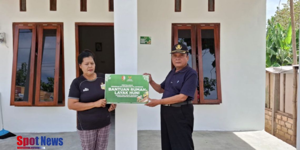 BAZNAS Bojonegoro Berkolaborasi dengan Pemkab Bangunkan Rumah Alberto Striker Timnas Indonesia U 16