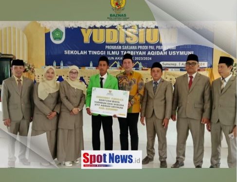 Baznas Sumenep Support Pendidikan Melalui Pemberian Bantuan Biaya Wisuda