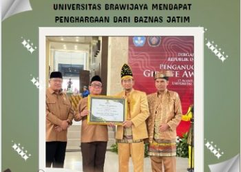 Universitas Brawijaya Mendapat Penghargaan Dari Baznas Jatim, UPZ Kampus Terbaik