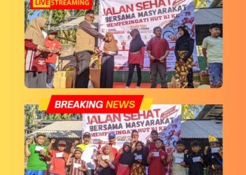 Baznas Ngawi Memperingati HUT RI Ke – 79 Dengan Pemberian Bantuan Kepada Anak Yatim.
