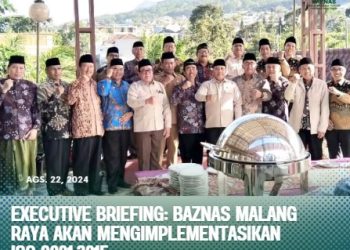 Executive Briefing: Baznas Malang Raya Akan Mengimplementasikan ISO 9001:2015.