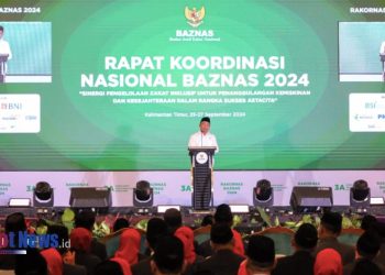 Hadiri Rakornas BAZNAS 2024, Menko PMK Tekankan Pentingnya Kesadaran Berzakat