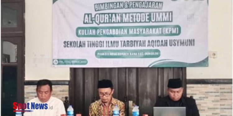 BAZNAS  Sumenep Dan KPM STIT Aqidah Usmuni Adakan pelatihan metode Ummi.