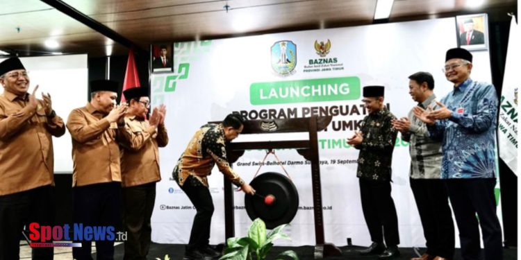 Bersama Pj. Gubernur Adhy Karyono, BAZNAS se-Jatim Luncurkan Program Penguatan Modal UMKM