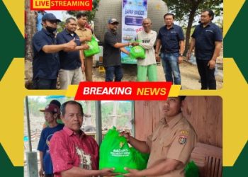 Persatuan Wartawan Indonesia (PWI) Bersinergi Bersama Baznas Ngawi Guna Salurkan Bakti Sosial Menyalurkan Paket Sembako