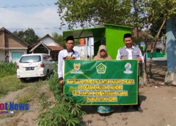 UPZ Kankemenag Kab. Kediri Bersama Baznas Bantu Masyarakat Melalui Program “Muslim Sehat dan Muslim Mandiri”