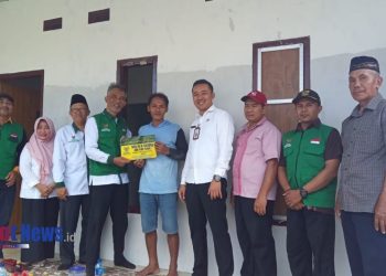 Baznas Kabupaten Mojokerto Serahkan Bantuan Rumah tidak layak huni (RUTILAHU) di Desa Mojokusumo