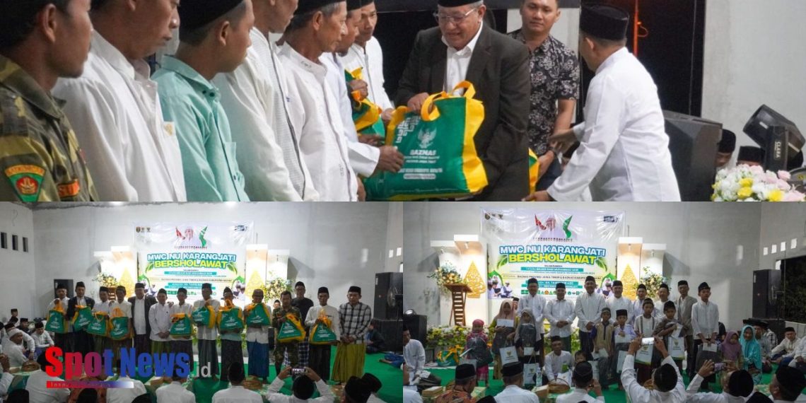 BAZNAS JATIM dan BAZNAS NGAWI Berikan santunan 450 anak yatim dan dhuafa se-Kec. karangjati Kab. Ngawi Rangka Maulid Nabi dan Hari Santri 2024