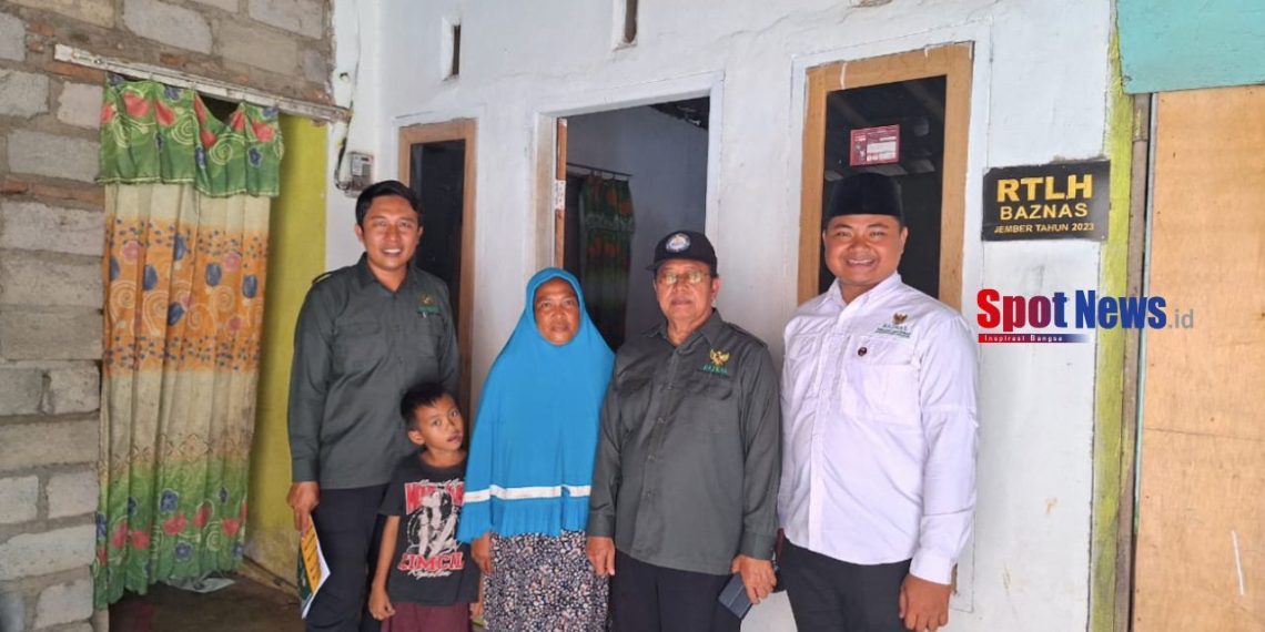 BAZNAS Jatim Wujudkan Rumah Layak Huni bagi Ibu Husna di Jember