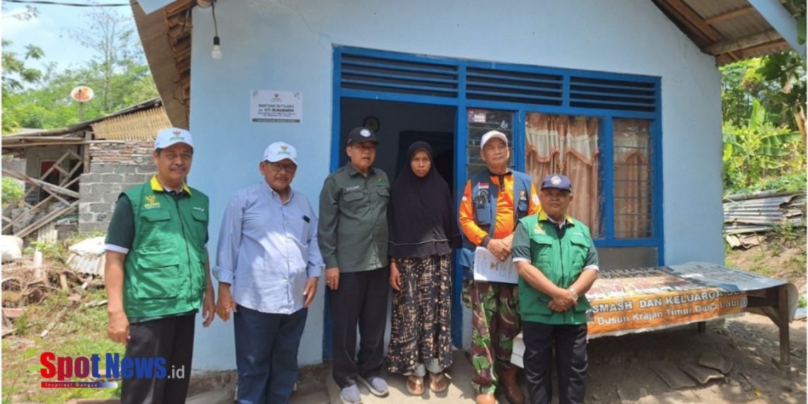 Dibantu BAZNAS Jatim, Mimpi Bu Siti Memiliki Rumah Nyaman Terwujud