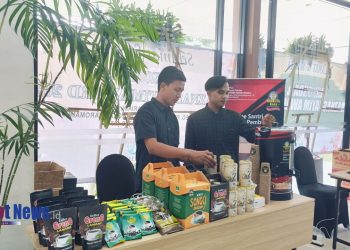 Santri Ponpes mukmin mandiri Sidoarjo ikut turut memeriahkan Acara RAKORDA Baznas Jatim 2024 di Batu