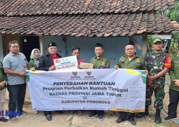 BAZNAS Ponorogo berhasil Menyerahkan bantuan RTLH untuk 10 rumah di Kabupaten Ponorogo