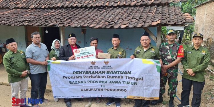 BAZNAS Ponorogo berhasil Menyerahkan bantuan RTLH untuk 10 rumah di Kabupaten Ponorogo