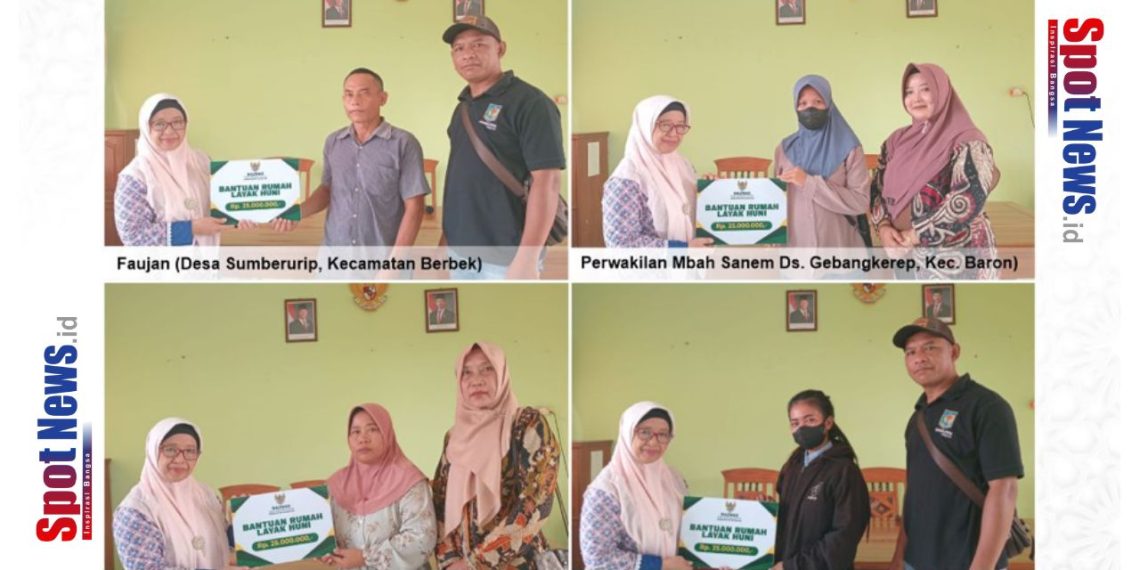 BAZNAS RI Salurkan Bantuan RTLH 100 Juta untuk 4 Rumah Melalui BAZNAS Kabupaten Nganjuk
