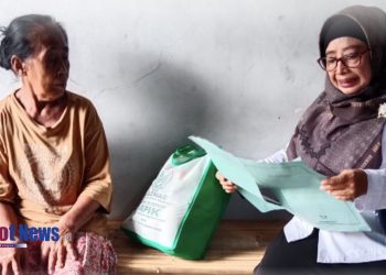 BAZNAS Kabupaten Nganjuk Wujudkan Hidup Sehat dengan Bantuan Jamban untuk Ibu Bibit di Desa Juwet