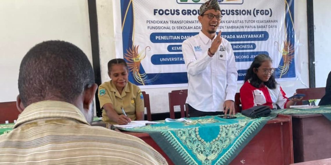 Peningkatan Kapasitas Tutor Keaksaraan di Kabupaten Tambrauw, Papua Barat Daya