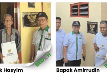 Rumah Layak Huni Baznas: Kebaikan yang Menghujani Bapak Hasyim dan Bapak Amirrudin