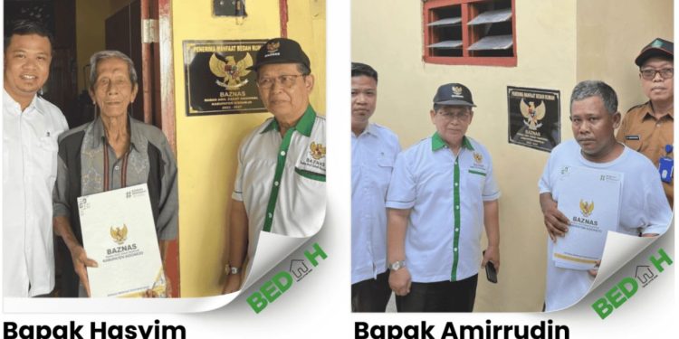 Rumah Layak Huni Baznas: Kebaikan yang Menghujani Bapak Hasyim dan Bapak Amirrudin