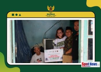 BAZNAS Kab. Ngawi Salurkan Bantuan Berupa Alat Bantu Bagi Lansia yang Mengalami Kesulitan Berjalan