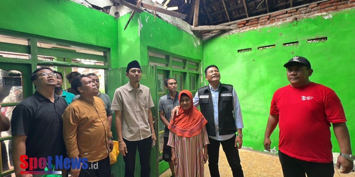 Baznas Sidoarjo Gercep, Bareng Plt Bupati Rumah Rusak di Desa Sumorame Siap Direnovasi