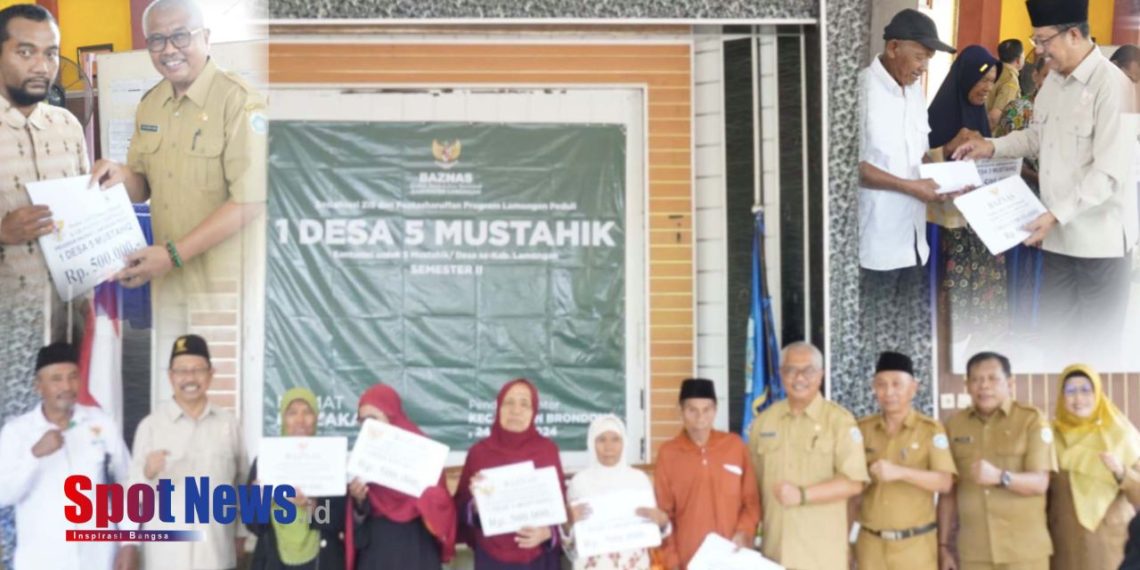 BAZNAS Kabupaten Lamongan Luncurkan Program Lamongan Peduli: Bantuan 1 Desa 5 Mustahik untuk Masyarakat yang Membutuhkan