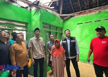 Baznas Sidoarjo Gercep, Bareng Plt Bupati Rumah Rusak di Desa Sumorame Siap Direnovasi