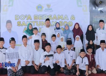BAZNAS Kabupaten Gresik Gelar Doa Bersama dan Santunan untuk Anak Yatim dan Dhuafa
