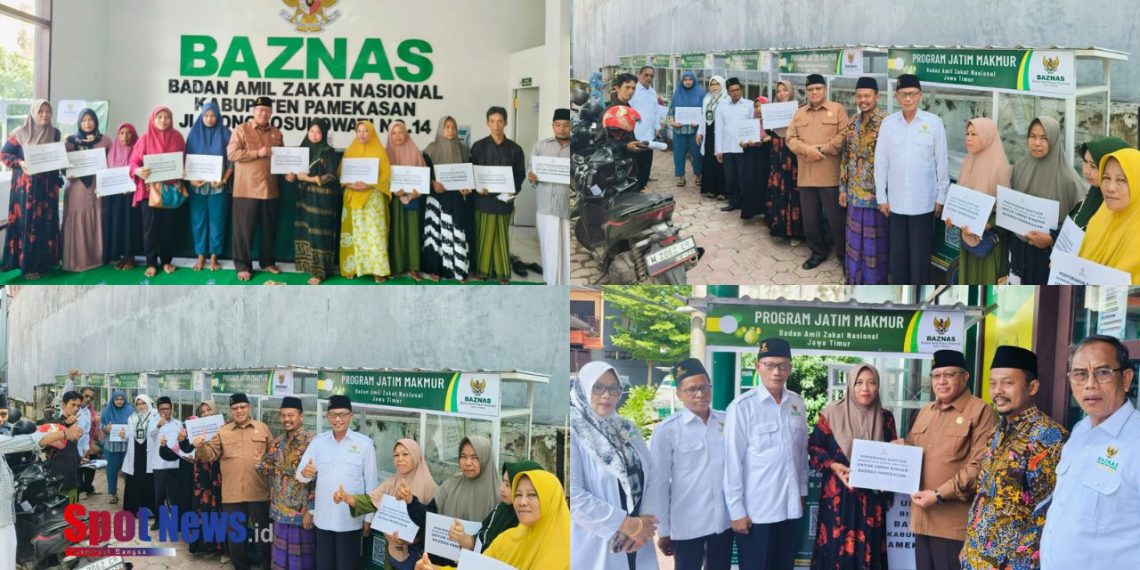 BAZNAS Jatim Distribusikan Bantuan Rombong untuk UMKM di Pamekasan, Dorong Pemberdayaan Ekonomi