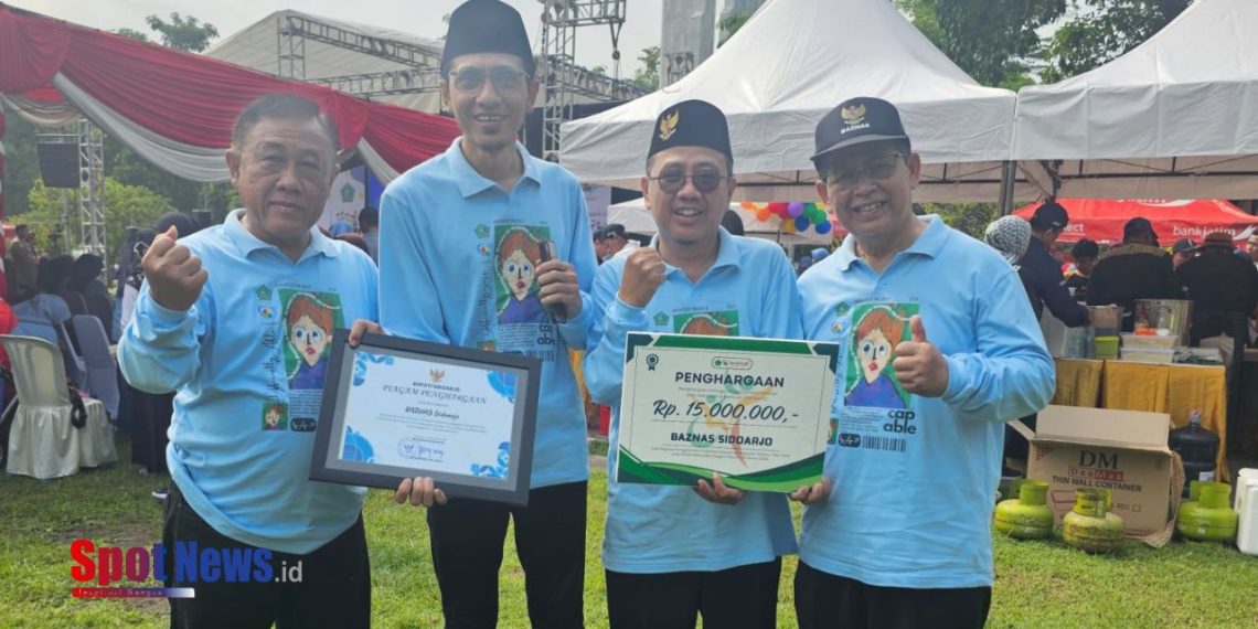 Baznas Sidoarjo Aktif Berpartisipasi Dukung Inklusi Sosial, Hadiri Peringatan Hari Disabilitas Internasional 2024 di Alun-Alun