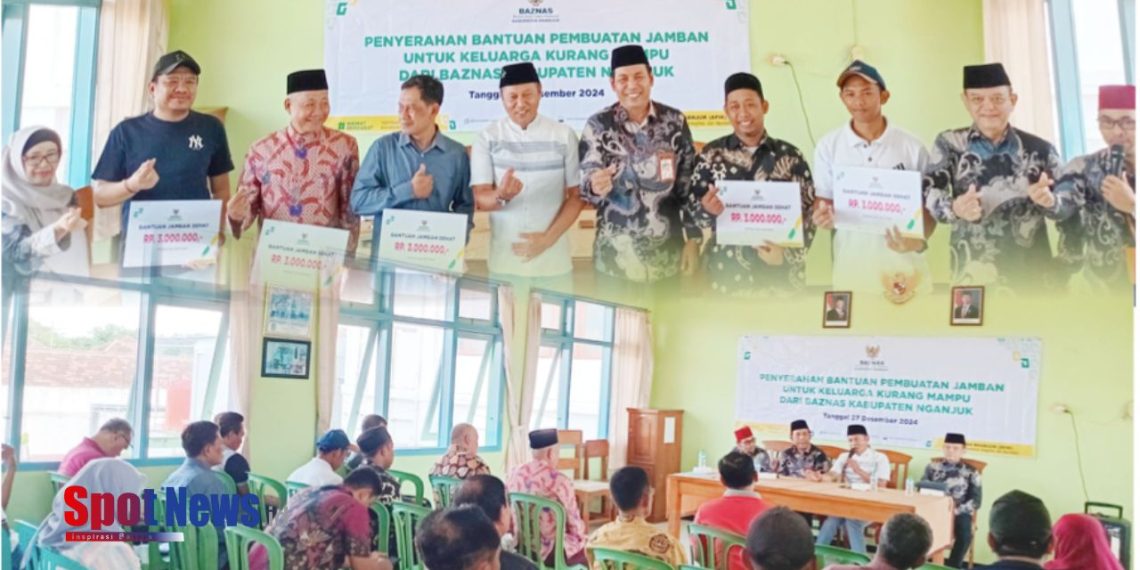 BAZNAS Nganjuk Salurkan Rp 429 Juta untuk Jamban Sehat ke 143 Keluarga