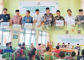 BAZNAS Nganjuk Salurkan Rp 429 Juta untuk Jamban Sehat ke 143 Keluarga