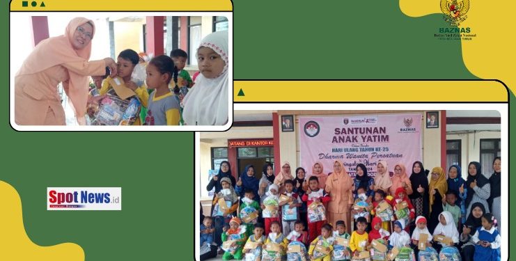 Baznas Ngawi & Dharma Wanita Persatuan Berikan Santunan Anak Yatim & Dhuafa Dihari Ulang Tahun & Hari Ibu