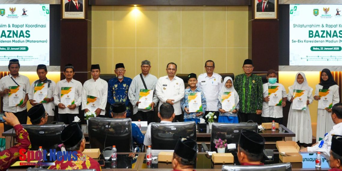 Silaturahmi dan Rapat Koordinasi Baznas se-Eks Karesidenan Madiun Berlangsung di Balaikota Madiun, Pj Wali Kota Madiun Apresiasi Kinerja Baznas