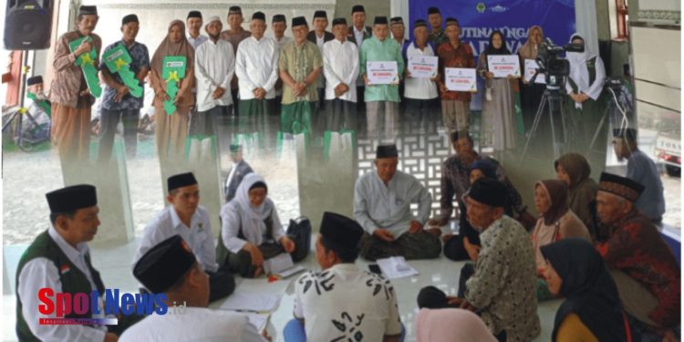 Transparansi Penyaluran BAZNAS Nganjuk di Masjid Nurul Huda Tanjunganom
