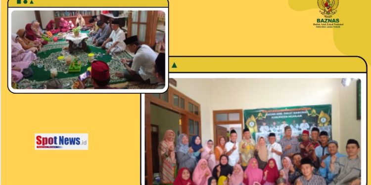 Dalam Rangka Mempererat Tali Silaturahmi & Memperkuat Ukhuwah Islamiyah, Baznas Kab. Nganjuk Gelar Kegiatan Silaturahmi