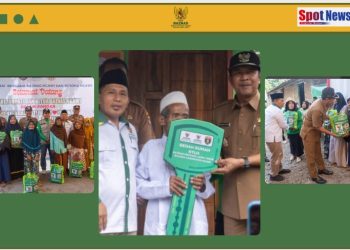 Wujud Nyata Komitmen Baznas Ngawi dan PESONA Ngawi : Penyerahan Bantuan Bedah Rumah Mbah Slamet