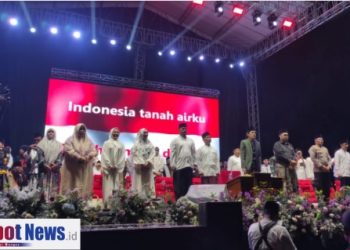 Gelaran akbar Pengajian Umum Brengos Bersholawat Sumbersewu Reborn Polres Banyuwangi  Turunkan Ratusan Personil Keamanan