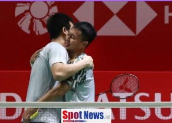 Momonet Pertandingan Terakhir Ganda Putra Indonesia Mohammad Ahsan/Hendra, Kalah di16 Besar pada Turnamen Masters 2025