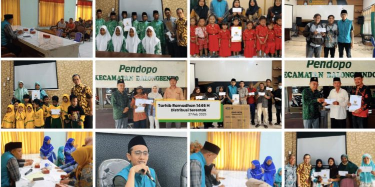 Baznas Sidoarjo Gelar Tarhib Ramadhan, Distribusikan Bantuan untuk 131 Penerima Manfaat