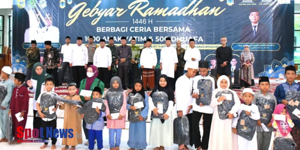 BAZNAS Jatim Gelar Safari Ramadhan di Bondowoso, Santuni 1.000 Anak Yatim