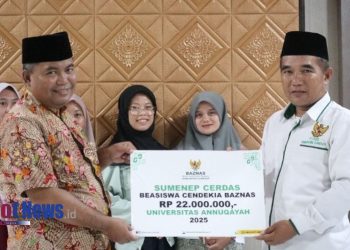 21 Mahasiswa Universitas Annuqayah Terima Beasiswa dari Baznas Sumenep